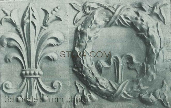 Фризы (FRIESE_1692 -  | 3D model 3DSMAX / OBJ / STL) 3D модель для ЧПУ станка